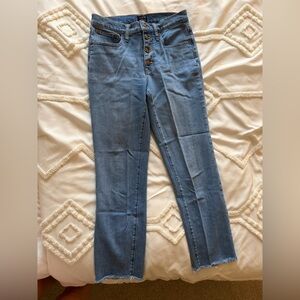J. Crew Women's Straight Leg Jeans in Classic Blue